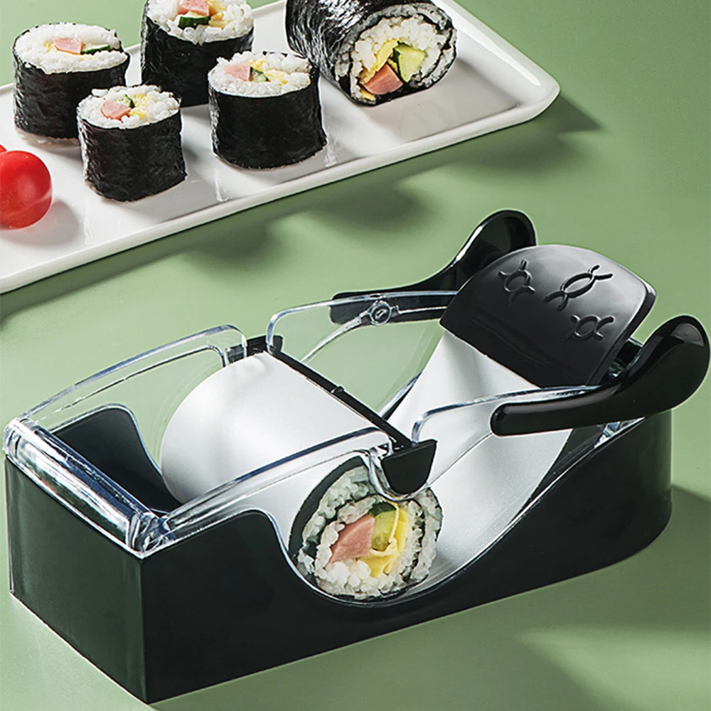 Sushi Roll Machine,DIY Sushi Maker Roller,Beginners Sushi Roll  Machine,Magic Longevity Driver Sushi Roll Machine Home Kitchen Tools  Utensils