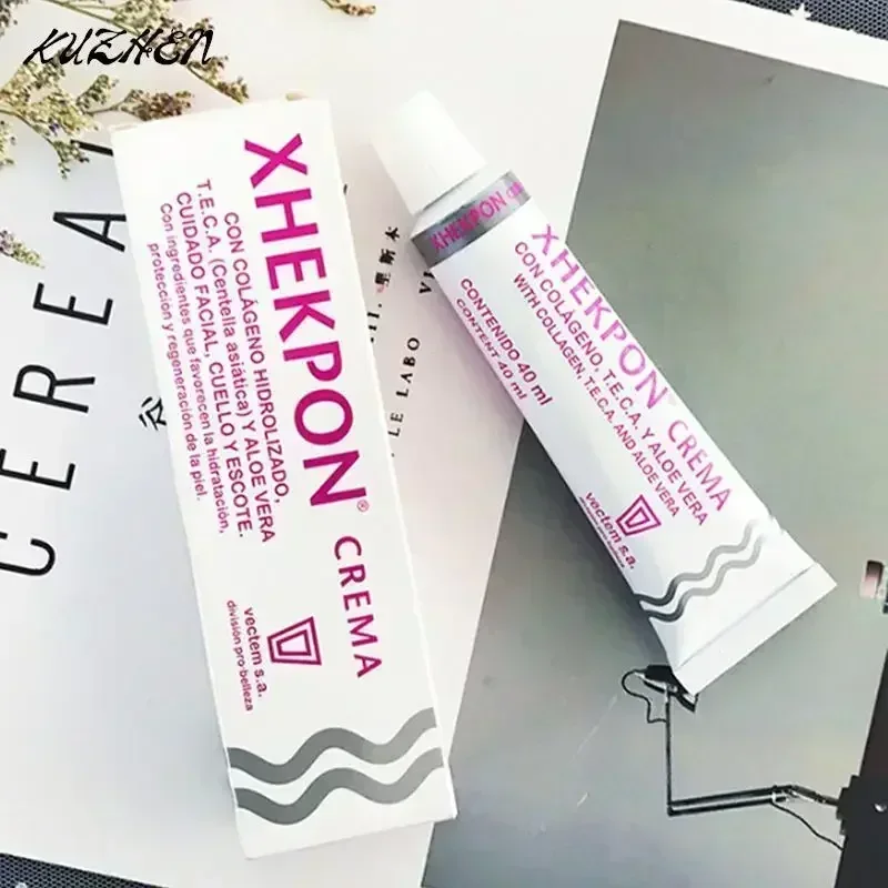 

New Hot Sale Xhekpon Crema Face And Neck Cream 40ml Spanish Neckline Cream Wrinkle Smooth Anti Aging Cream Skin Care