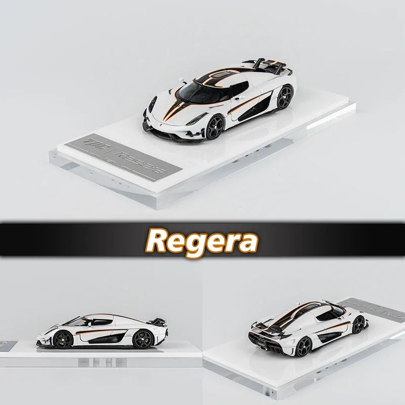 

TPC 1:64 Regera белый призрак литый под давлением Коллекционная модель автомобиля коллекционные миниатюрные игрушки