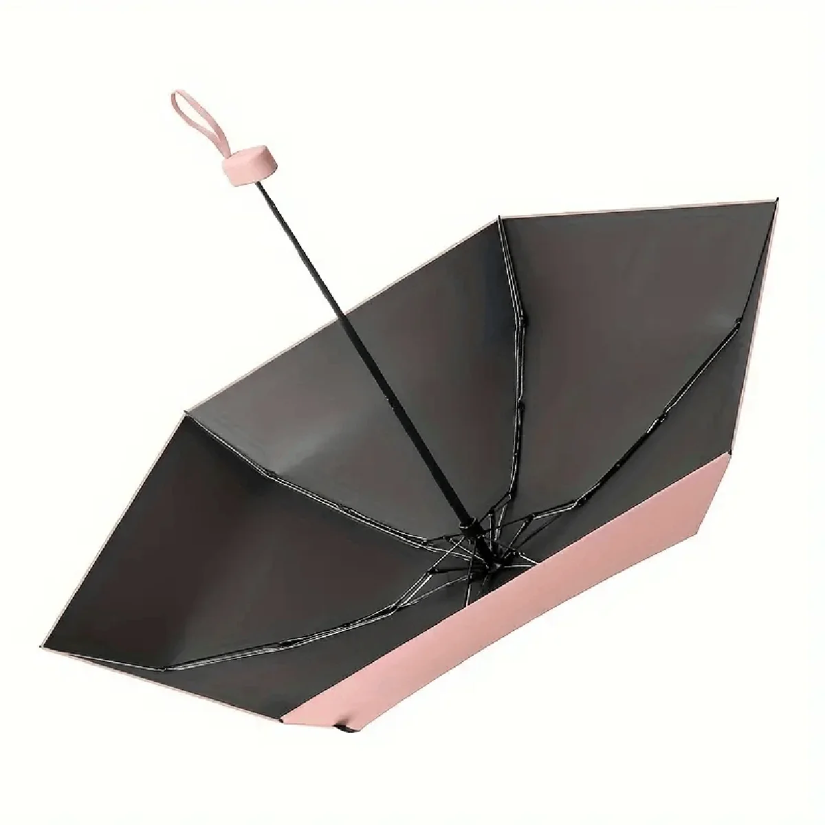 Simple Travel Portable Ultra-light Sixfold UV-resistant Mini Umbrella 1pc