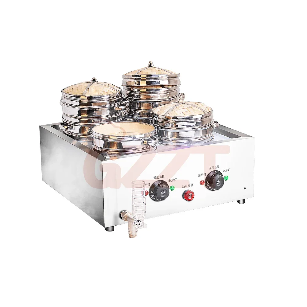 Hot Industrial Restaurant Hotel Breakfast Shop Use Dim Sum Steamer Rice Egg Soup Steamers Food Machine Dumpling Steamer