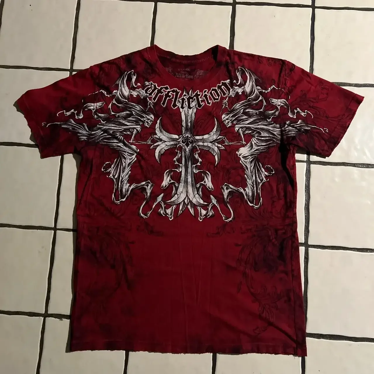 Xtreme Couture By Affliction Men's Graphic T-Shirt - American Original Y2K Style - View #2
