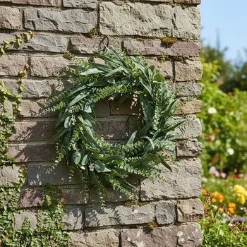 Artificial Eucalyptus Door Wreath 1