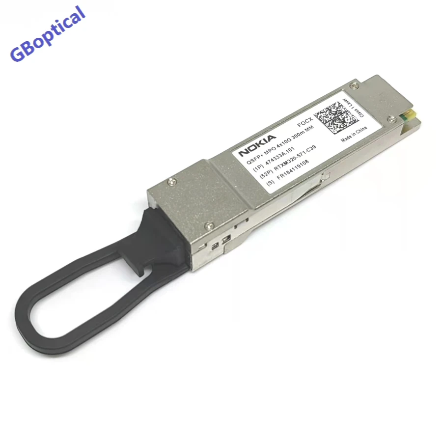 Nokia-Nsn Focz 474335A. 101 Qsfp + 40G 4X10G Lr4 10Km 1310Nm Focx 474333A.101 Qsfp + 40G 4X10G 300M 850Nm Nsn