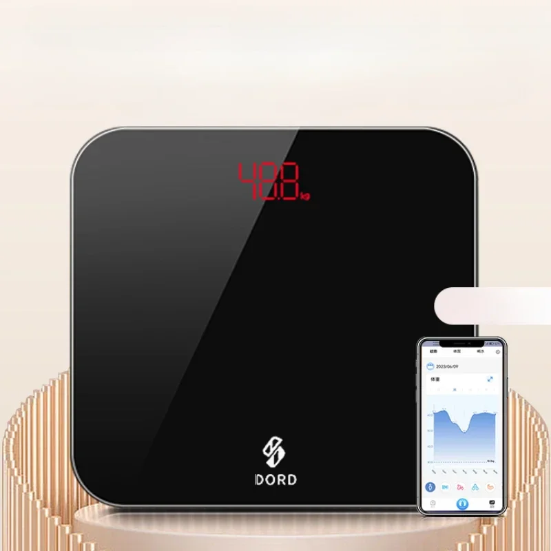 High-Precision Body Scale Smart Measuring Instrument With LED Display App Integration For Accurate Health Tracking