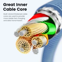 Toocki USB C to USB C Cable 100W 5A PD Fast Charge Charger Cord Type C to Type C Display Cable for Macbook Samsung Huawei Xiaomi - Image 4
