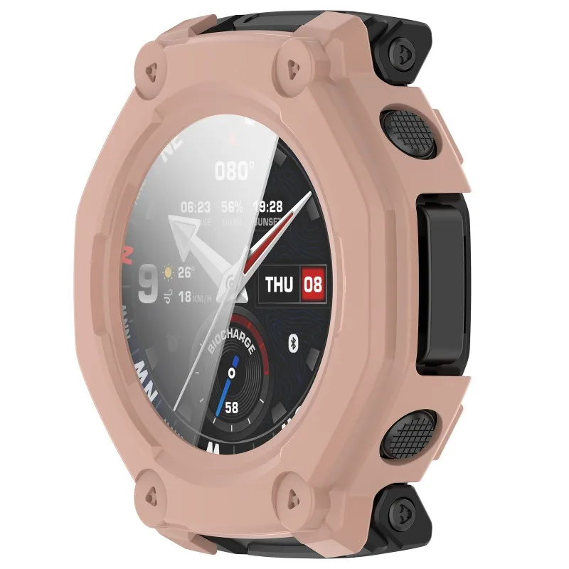 Premium Tempered Glass Smartwatch Protective Case - Full Cover Bumper for Enhanced Durability and Style