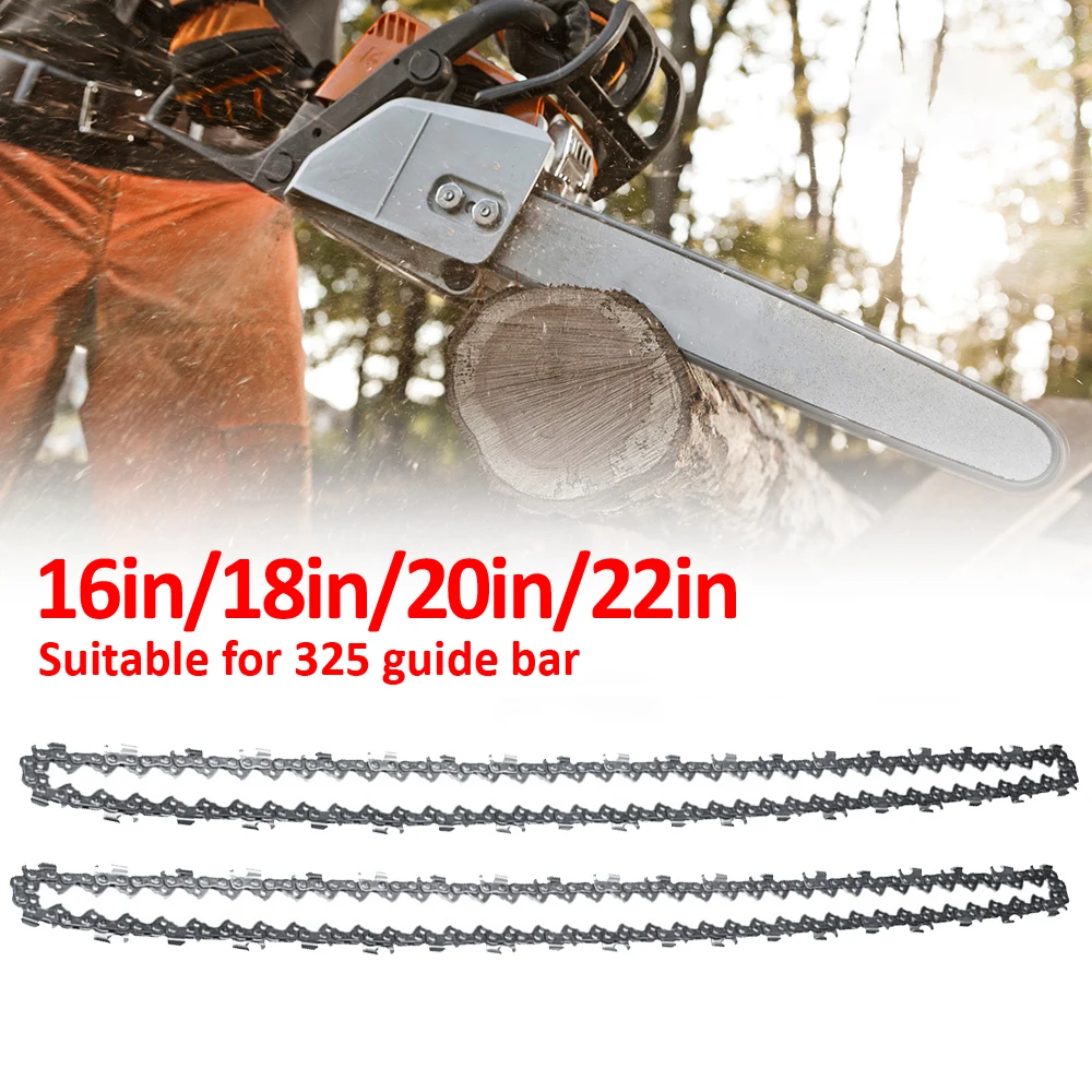 16/18/20/22-inch 325 Pitch .058 Gauge Economical Chainsaw Chain 64/72/76/86 Drive Link Saw for Many Model Gasoline Chainsaws