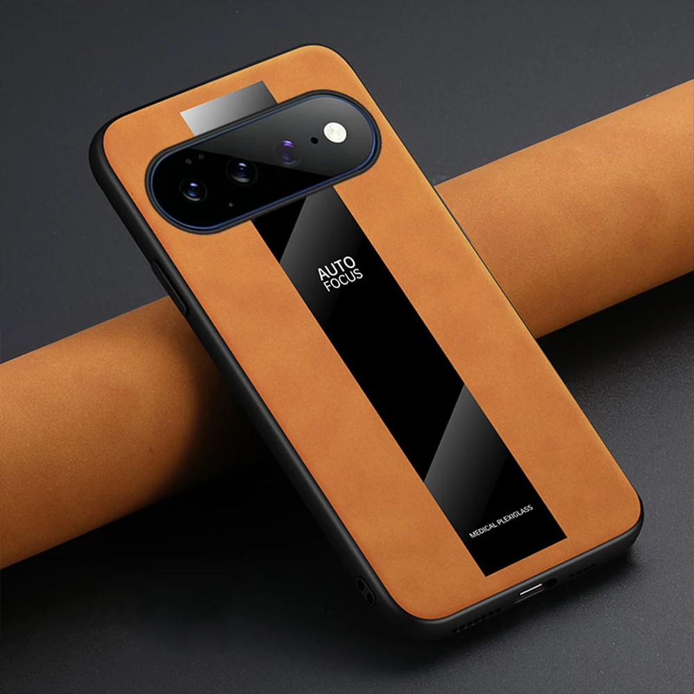 Luxury Sheepskin PU Leather Business Matte Shockproof Phone Case
