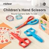 Mideer Kids Toddler Handmade Plastic Scissors Safety Mini Paper Cutting Scissors For Child Mamual DIY Tools Kindergarten 1