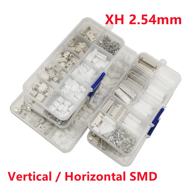 

XH 2.54mm Pitch SMD Terminal Kit Vertical and Horizontal SMD Needle Seat Housing Wire Adaptor Connector XH2.54 2P 3P 4P 5P 6P 8P