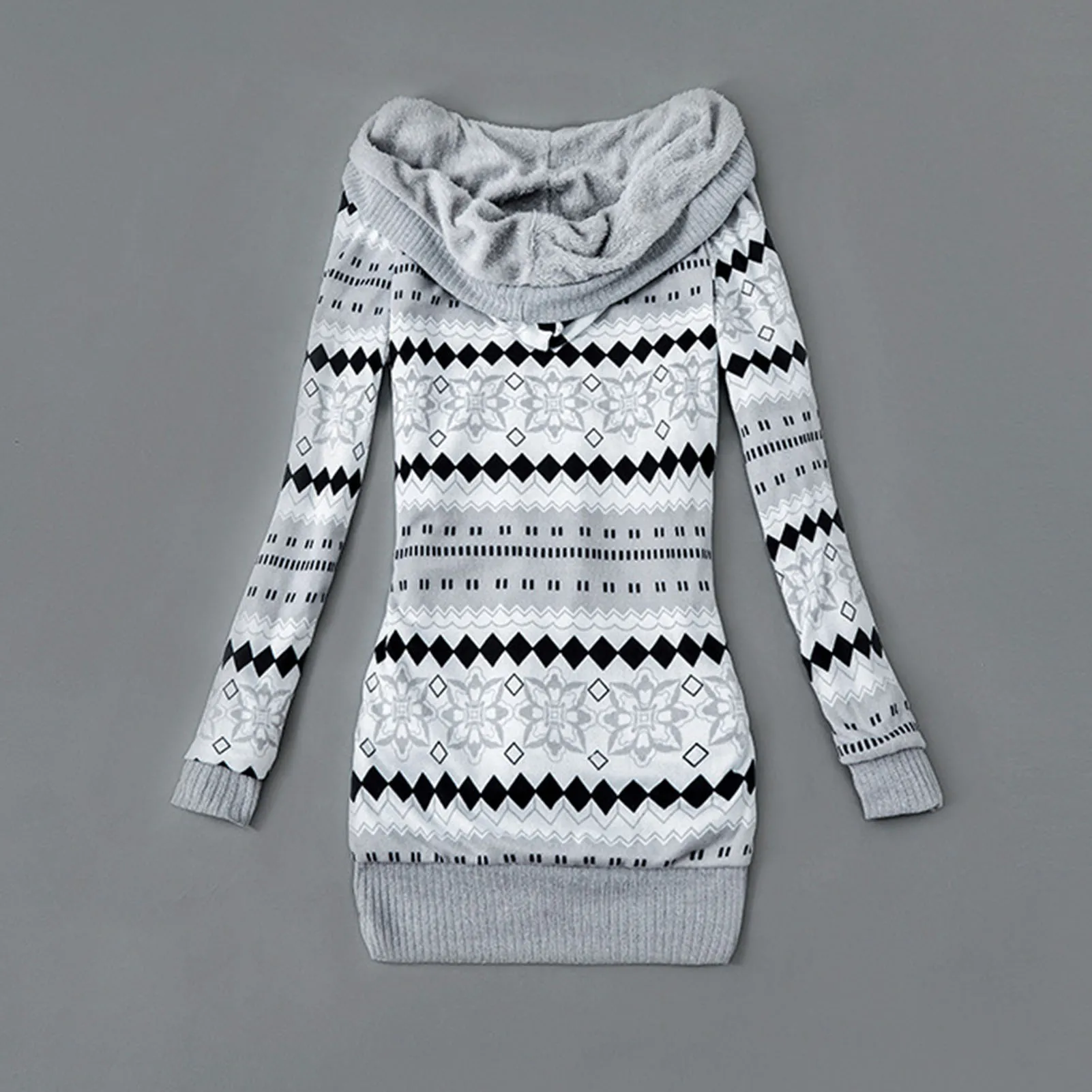 ニット・セーター IONSEOUL Striped Warmer Hooded Knit (3colors) BBJ436 SS/AW03 Striped Grunge Knit Sweater | eBay