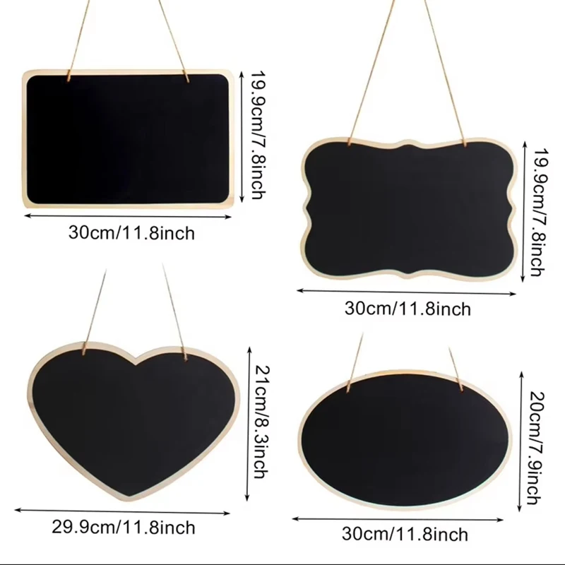Rustic Wedding Wooden Blackboard Mr Mrs Bridal Shower Decoration Photobooth Birthday Party DIY Home Decor Sign Message Board wooden blackboard