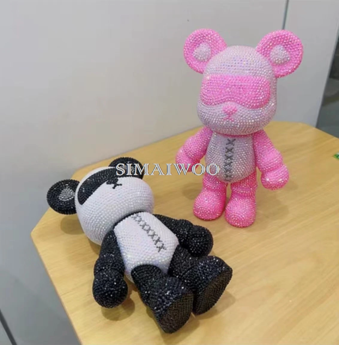 DIY Strass Puppe Raum Bär Statue Kristall Tier Handwerk Diamant Malerei Kreuz Stich Mosaik Bling Hause Dekorative Geschenk – Detail 14