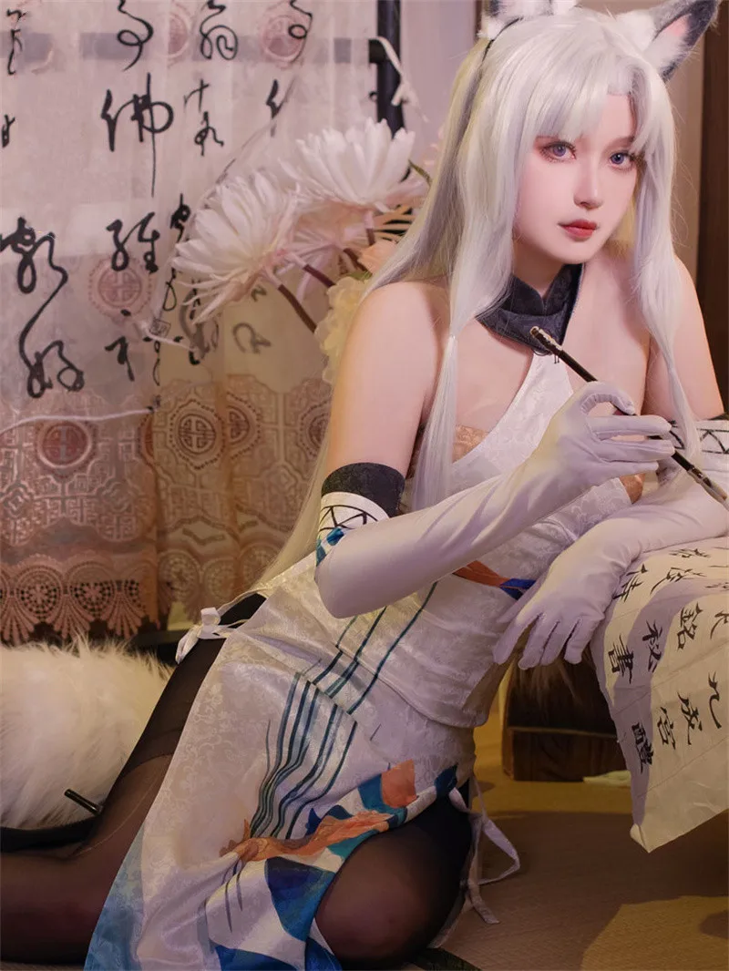 Vivi-Cos Game Naraka:Bladepoint Kurumi Ancient Chinese Cheongsam Cosplay  Women's Costume Halloween Role Play Party Carnival New - AliExpress