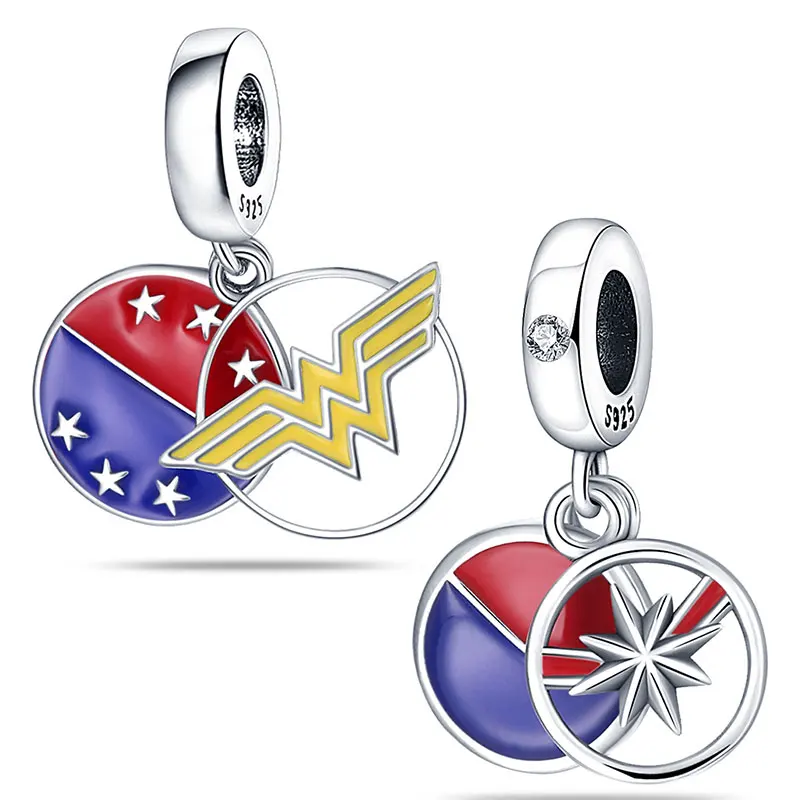 

New Hot Sale National Emblem Charms Beads Fit Original Pandora Bracelet Diy Women Pendant Jewelry charms plata de ley 925