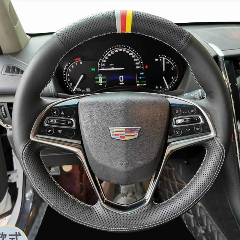 

Для Cadillac ATS ATS-L 2013-2019 CTS 2014-2017 ELR 2014-2018 Ручное шитье, нескользящая натуральная кожа