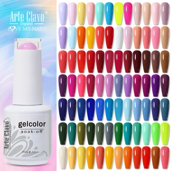 Arte Clavo Gel Smalto per unghie Colore splendido 15ml Glitter Unghie Gel Soak Off UV Unghie semipermanenti Art Per manicure Smalto per unghie 1