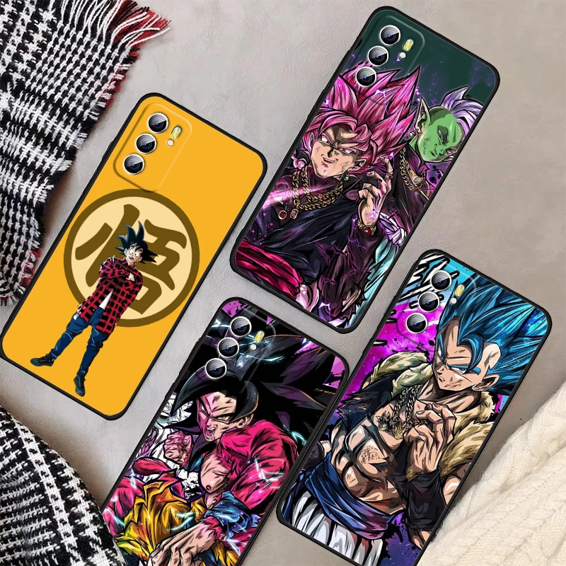 Cool Anime Dragon Ball For OPPO Reno 7 6 5 4 3 SE Z F Pro Plus 4G 5G Black Phone Case Silicone Cover Soft Shell Funda Capa oppo phone back cover