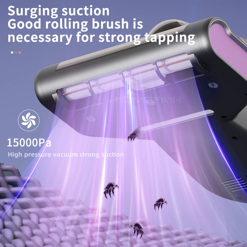 Mite Remover Vacuum Cleaner with UV Disinfection