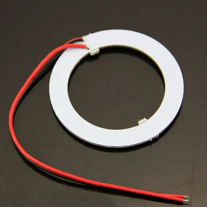 2x 12V 60MM 15 LED 3528 칩 자동차 천사 눈 밝은 빨간색 링 라이트 새 제품
