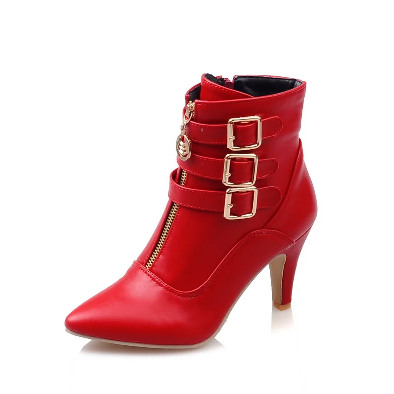 Ding boots British style slim boots 2024 new high-heeled ladies boots brushed women's boots