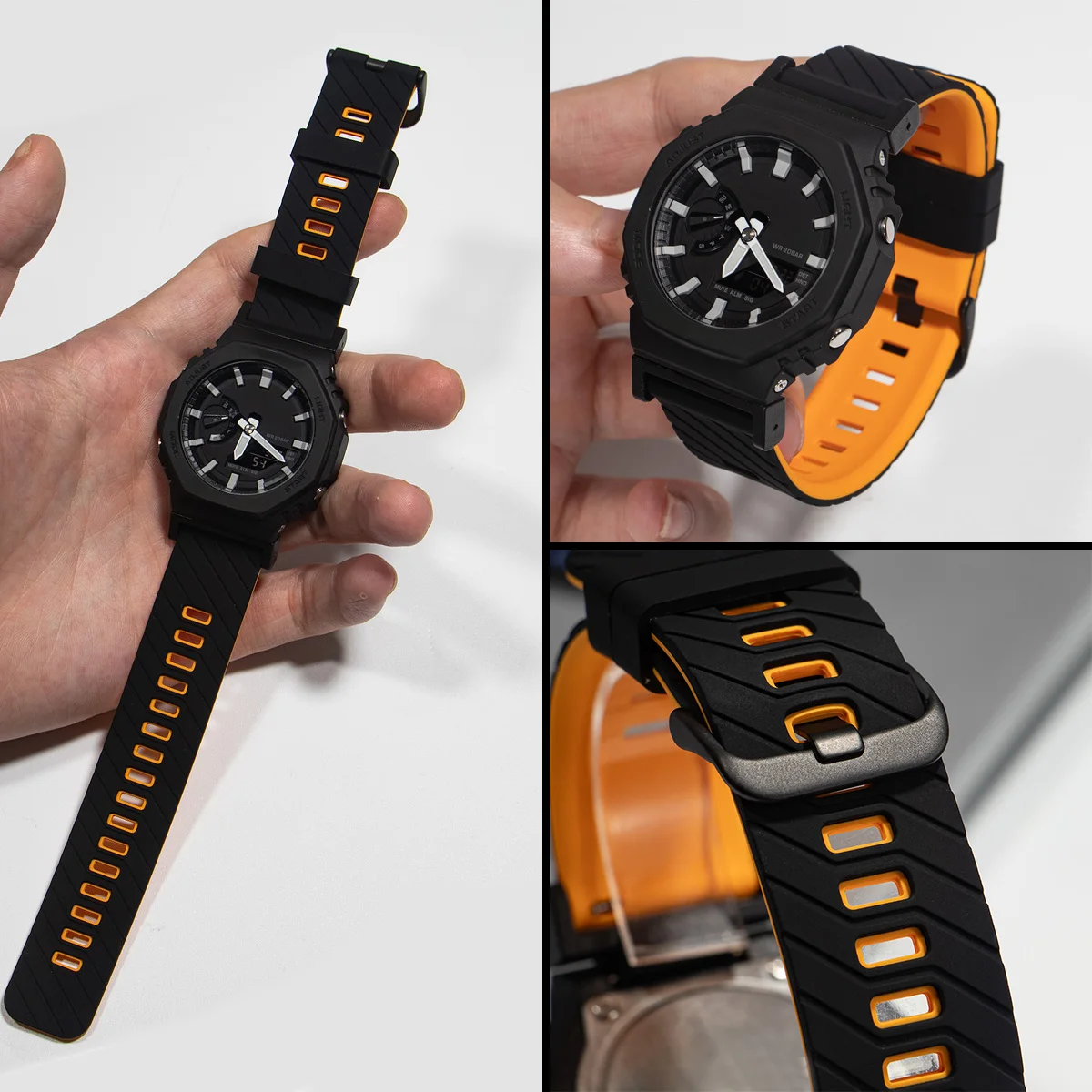 Sport Silicone Watch Strap - Premium Wristband Accessory