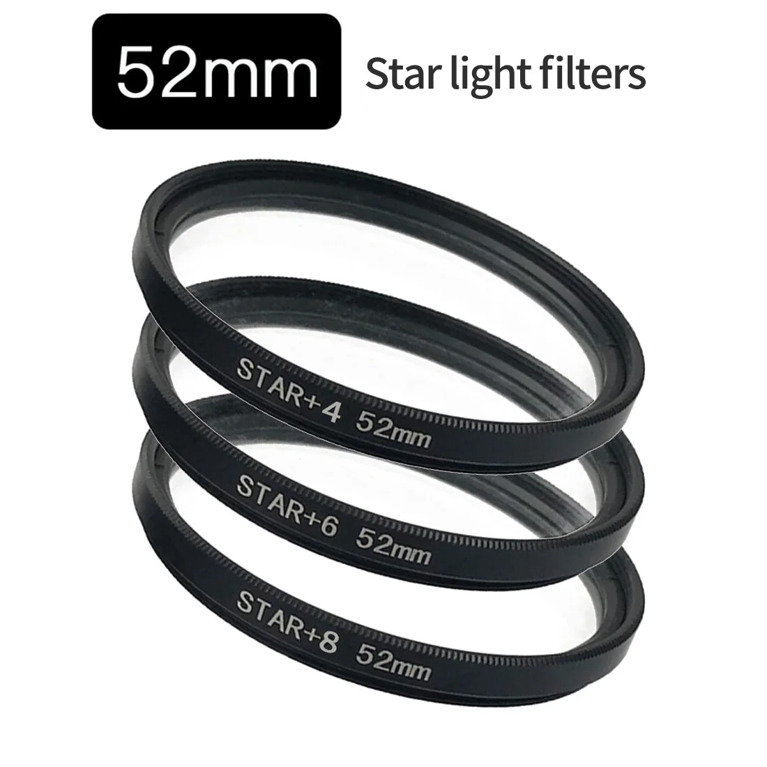 MAD Filtre d'objectif en étoile de 52 mm à 6 points pour GP HERO 9/10
