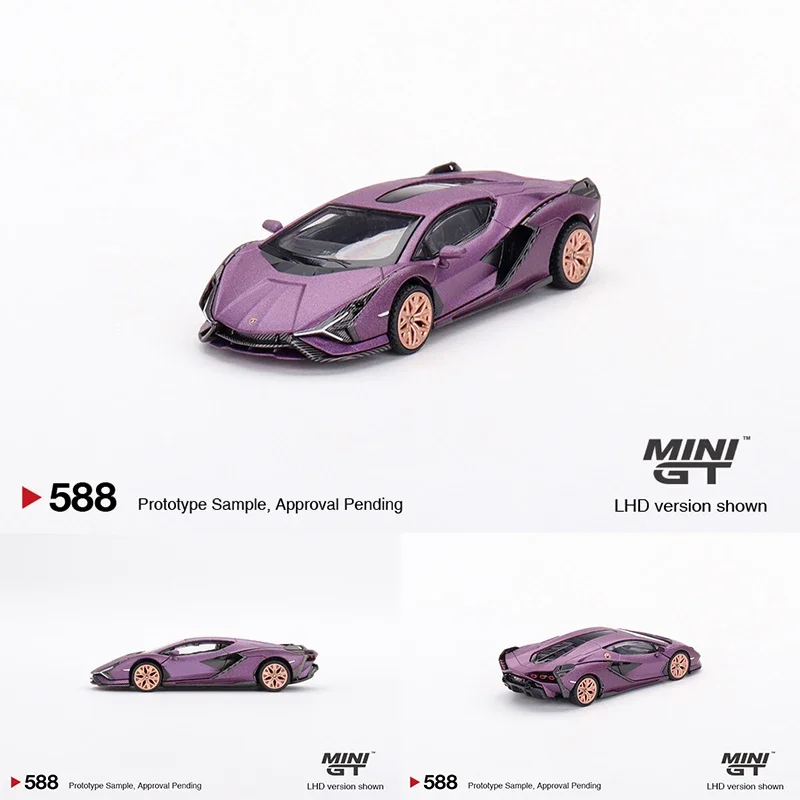 

MINIGT 1:64 Sián FKP 37 Matte Viola SE30 HongKong Exclusive Diecast Car Model Toys 588