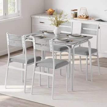 5-Piece Dining Table Set for 4 1
