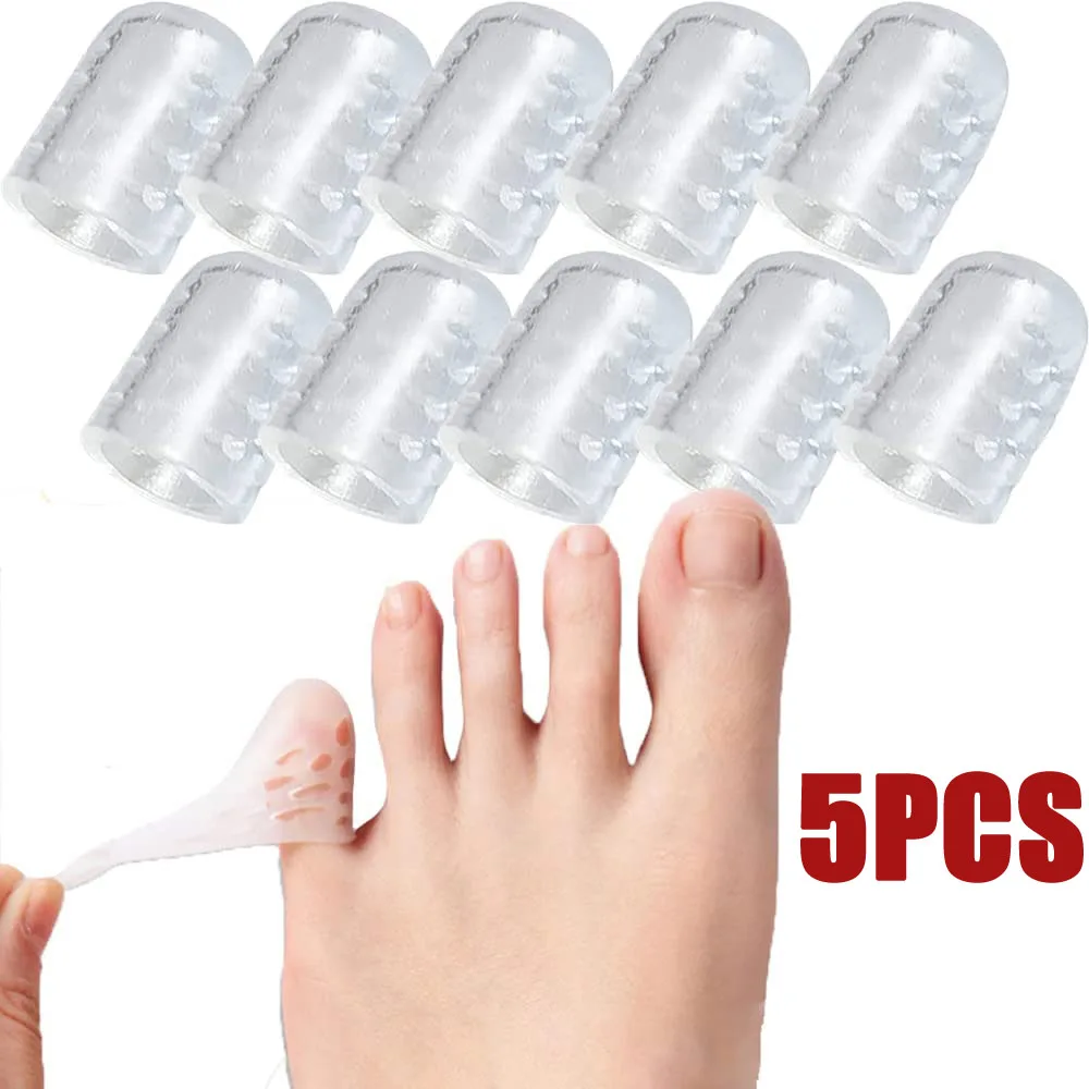 310PCs Toe Protector Soft Silicone Breathable Foot Corns Blisters Toe