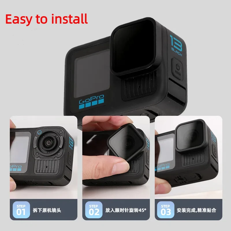 CPL-Filter für GoPro Hero 13 12 11 10 9 - Schutz und Blendungsschutz