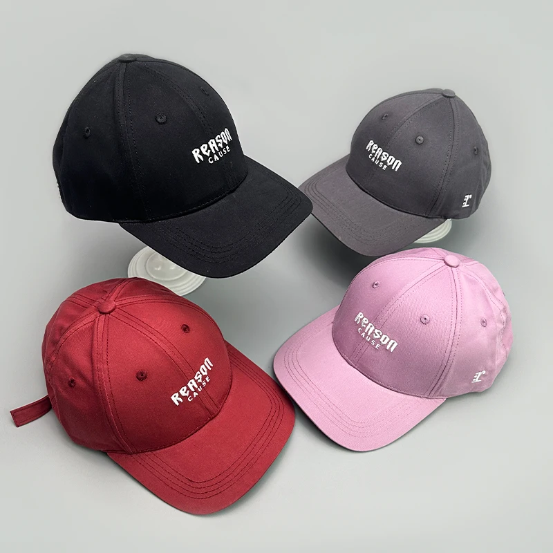 

Embroidered Letter Personal Baseball Hats New Unisex Casual Breathable Outdoor Sunshade Street Versatile ins Fashion Peaked Caps