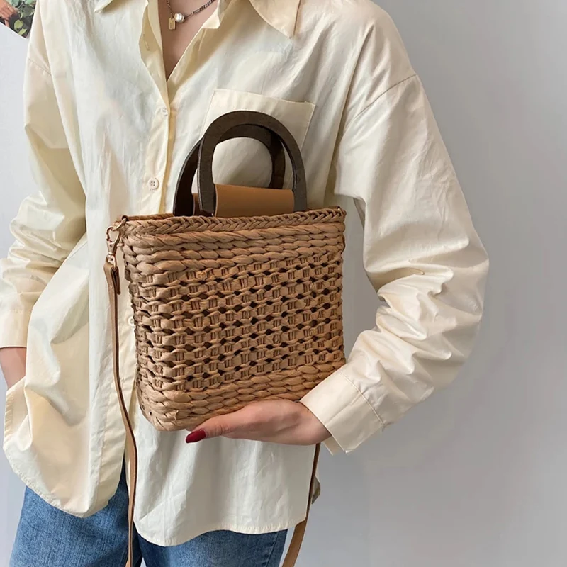 Woven Beach Tote Bag Summer Purse for Women