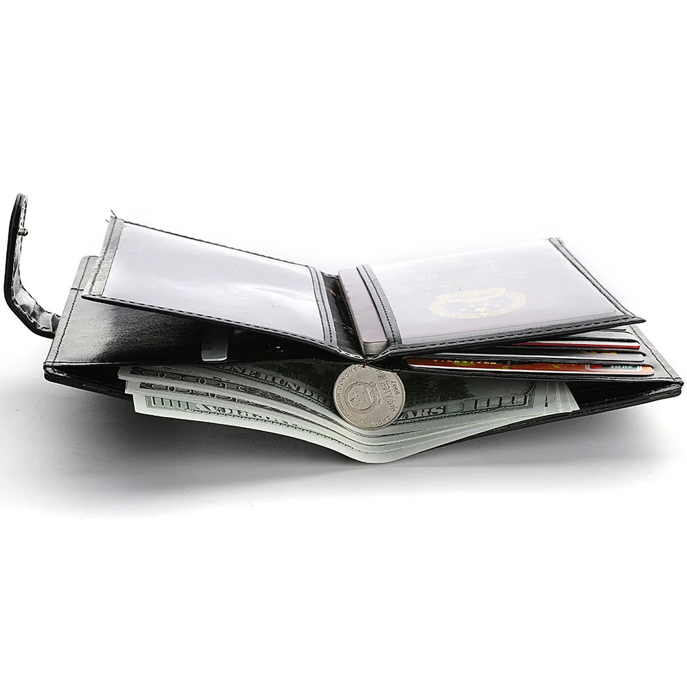 Short Men Wallets Casual Male Purses Zipper Card Bag Coin Bag Small Passport Cover Men's Purse Carteira Masculina Billetera 4