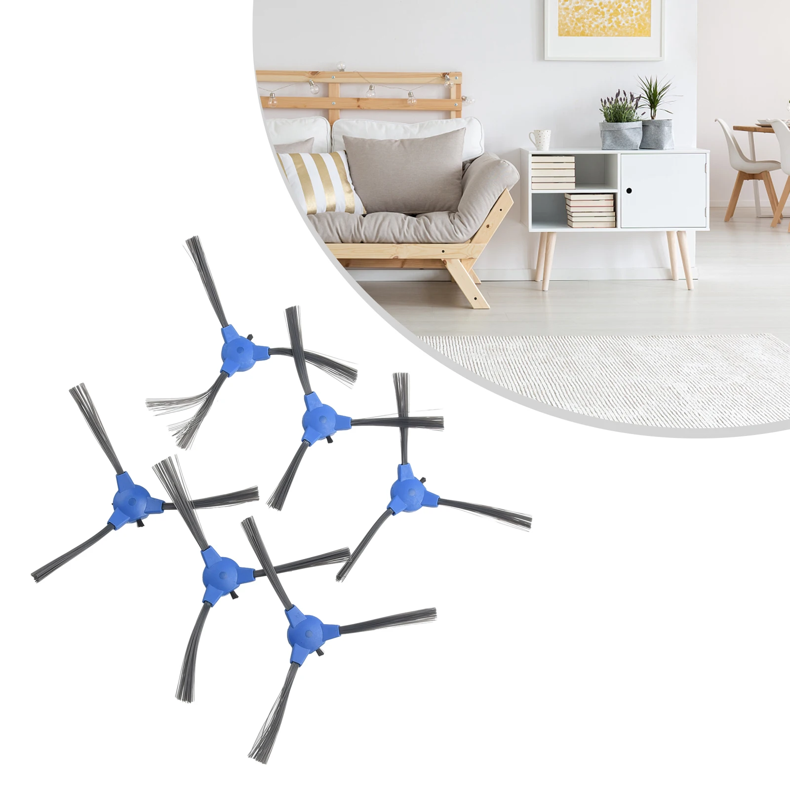 

6Pcs Side Brushes Spare Parts Accessories Cleaning Brush For Robovac G10 Hybrid Robovac G30 Hybrid Sweeper