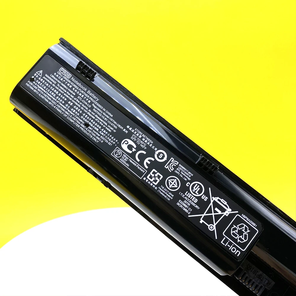 Nova Pr09 Pr06 Bateria do Portátil para hp Probook 4330s 4331s 4430s 4431s 4530s 4535s 4435s 4436s 4440s 4446s 4540s 4545s 10.8v 47wh - Imagem 4