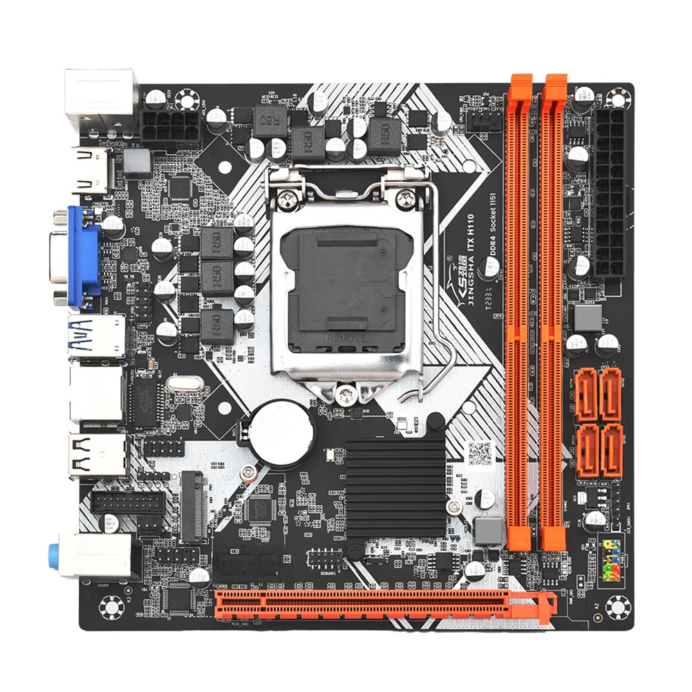 

H110 LGA1151 PC Motherboard DDR4 32GB Desktop Motherboard M.2 NVME Slot Computer Motherboard SATA 3.0 Support 1151 6/7/8/9th CPU