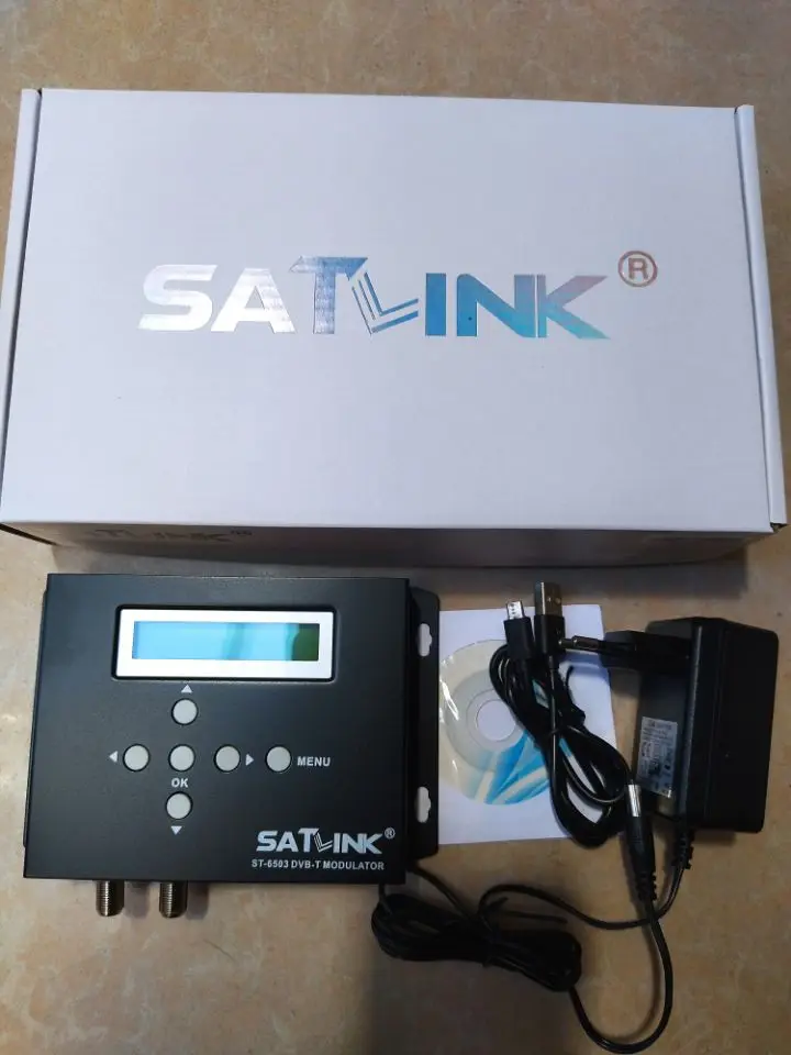 Satlink ST-6503 DVB-T   ISDBT  st6503 AV  DM  DVB-T AV  RF 
