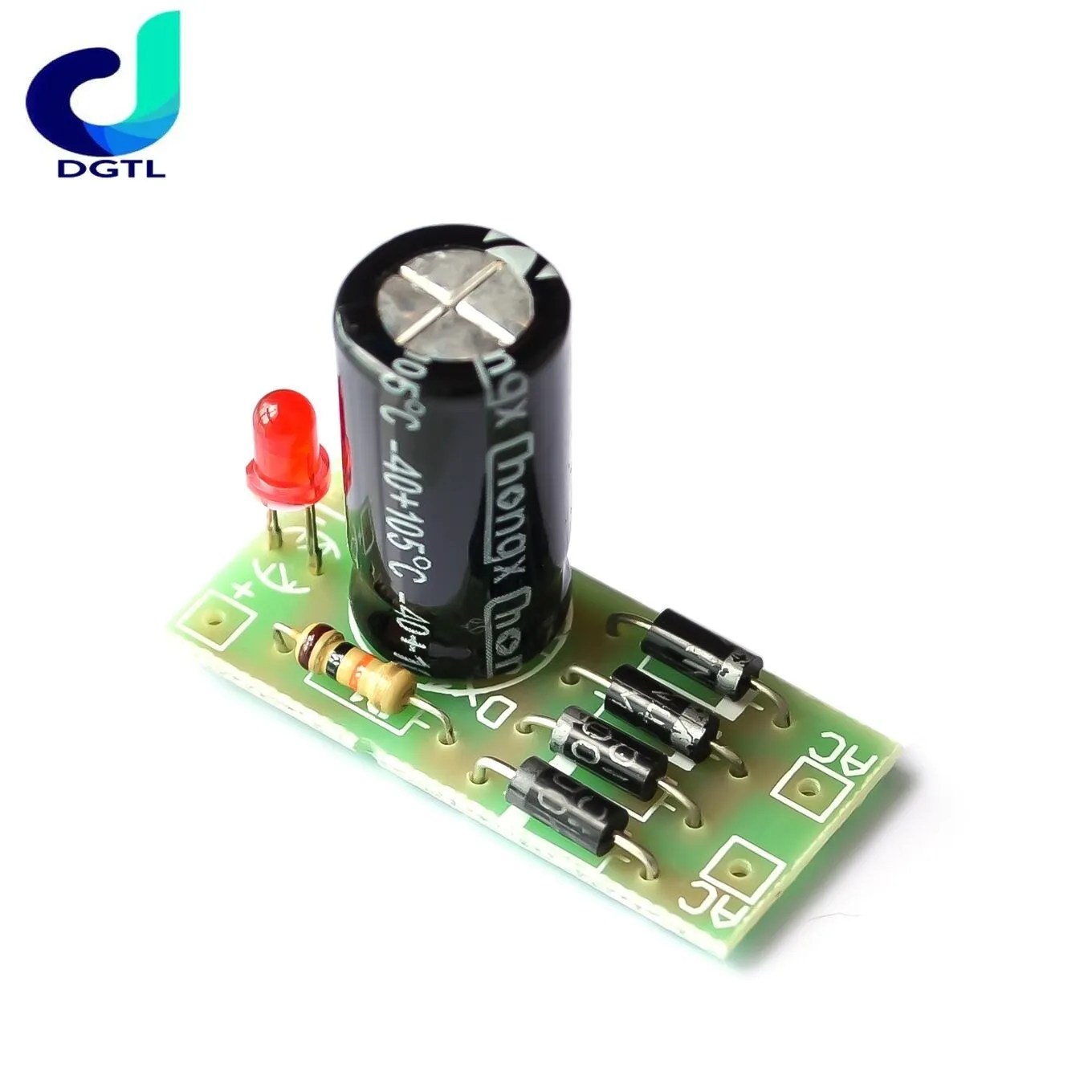 

10PCS/LOT AC to DC power conversion module 1N4007 full bridge rectifier filter 12V 1A AC DC converter