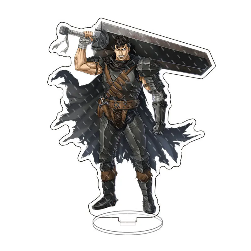 Anime Figure Berserk Guts Keychain Acrylic Stand Model Plate Desk Decor  Standing Sign apex legends Fans Gift - AliExpress