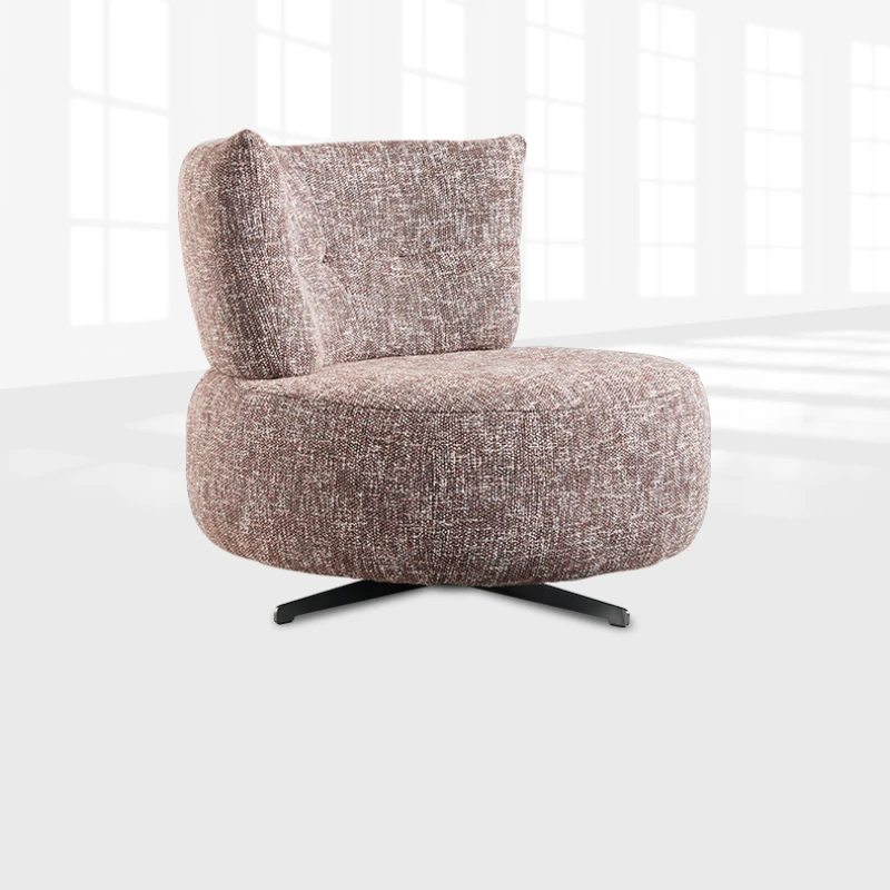

Lazy Arm Vanity Living Room Chairs Sofa Designer Relax Single Swivel Living Room Chairs Modern Unique Cadeira Home Furniture