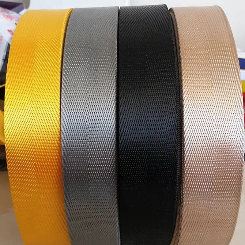 2 Yarde 1 "20Mm 25Mm 32Mm 38Mm 50Mm Cinturino Di Alta Qualità Fettuccia In Nylon Motivo A Spina Di Pesce Zaino Reggiatura Borsa Da Cucito Cintura