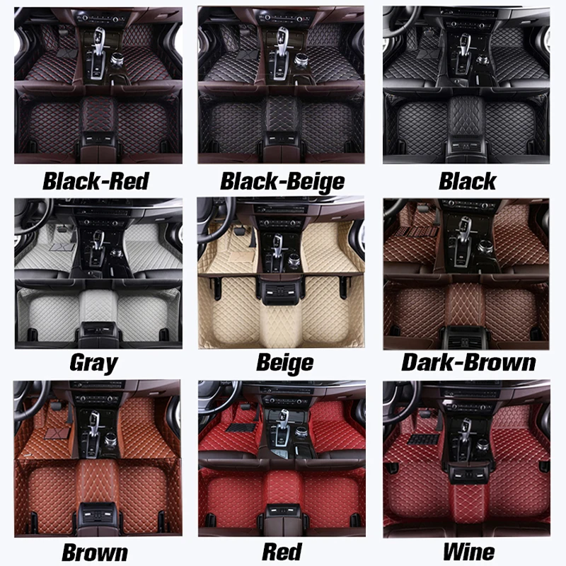APPDEE Car floor mats for AUDI A8 A8L Four seat 12 cylinder 2011 2012 2013 2014 2015 auto foot Pads automobile