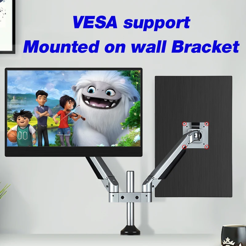 HGFRTEE 4K ޴ , ġ PS5  VESA  ִ HDR IPS ũ, SRGB  ͽټ ÷, 14 ġ 3840x2160 100%