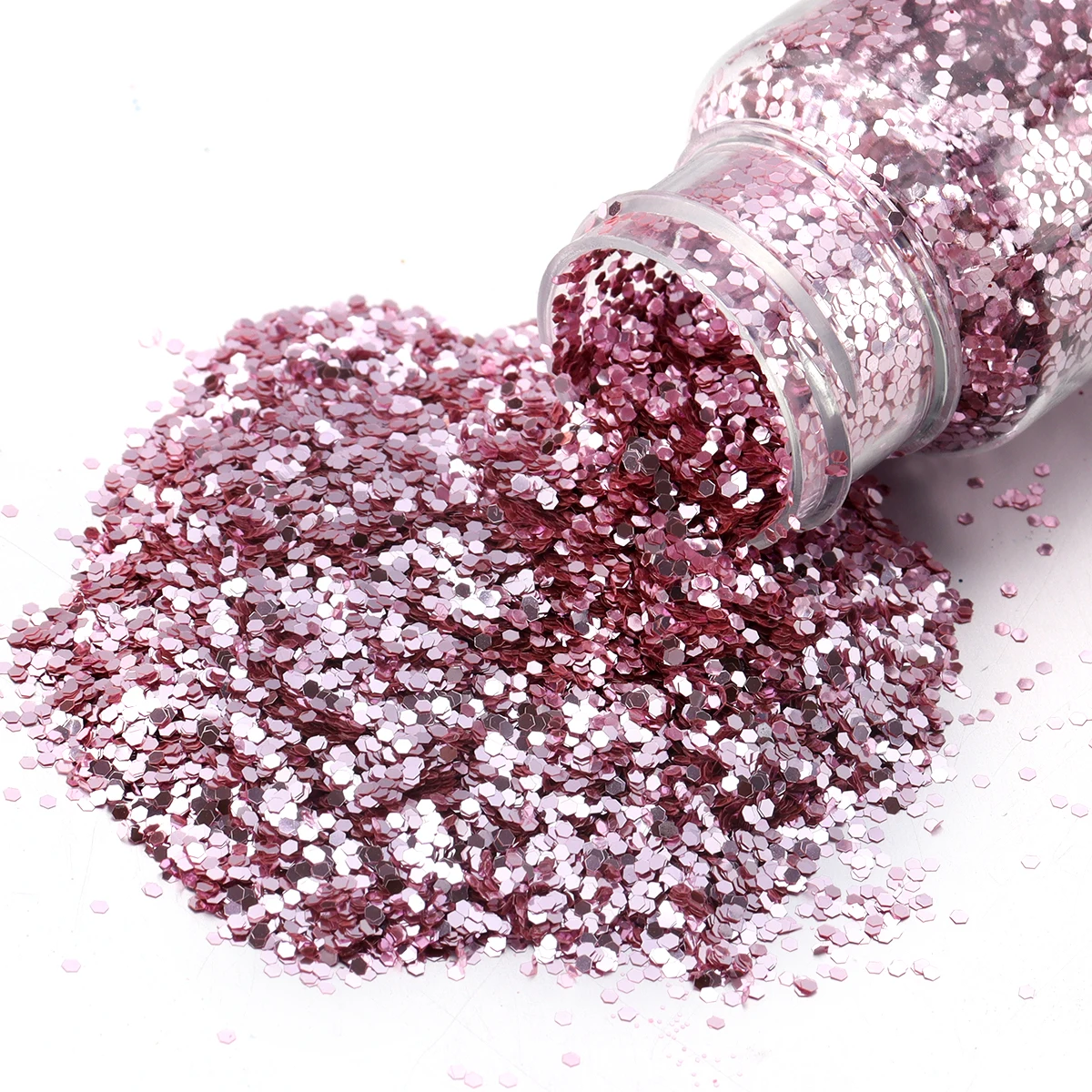 Sparkly Fine Glitter Powder for Arts and Crafts, Nail Art, and Cosmetic Use - Rainbow Colors