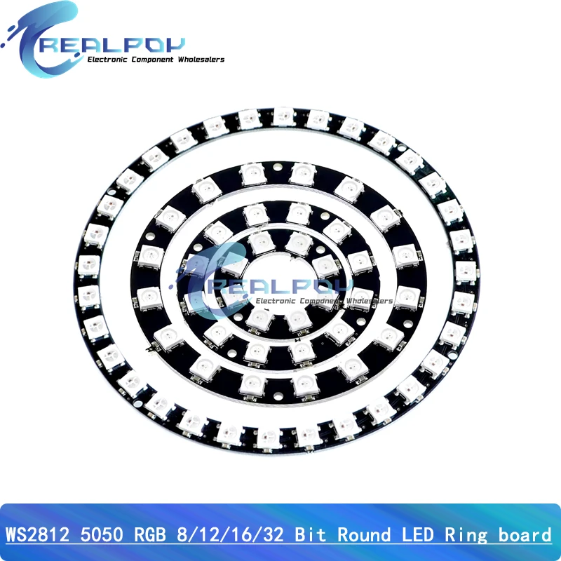 RGB LED Ring Light with Integrated Drivers