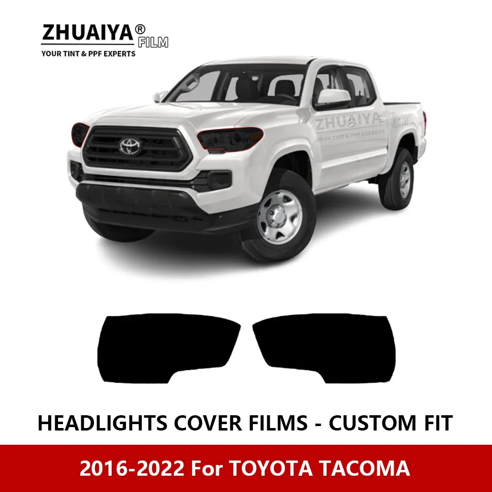 

For TOYOTA TACOMA 2016-2022 Car Exterior Headlight Anti-scratch PPF precut Protective film Repair film Car stickers Accessories