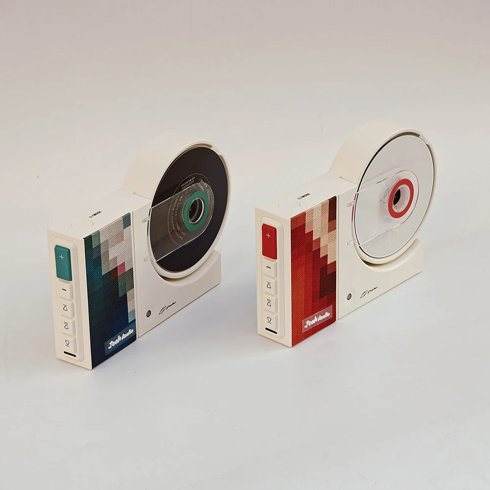 Wall Mounted CD Player Music Player with Remote Control Home Audio Speaker USB Bluetooth-Compatible AUX Input CD Music