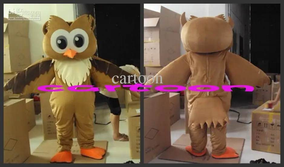 

New Owl Mascot Costume Halloween Christmas Dress Full Body Props Outfit Mascot Costume